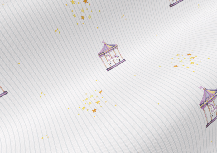 Merrily, Merry Small Violet - Roller Blind - Image 4
